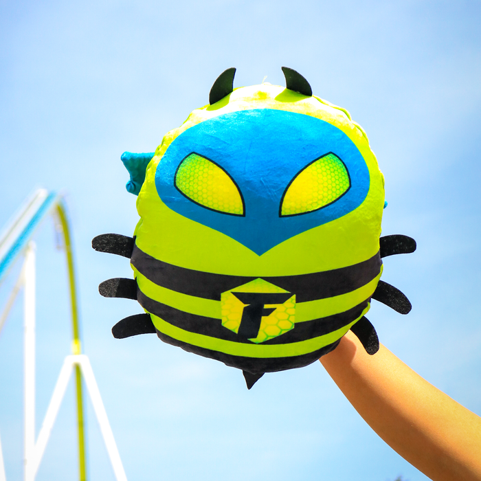 Carowinds Fury 325 Golden Ticket Award Reversible Plush