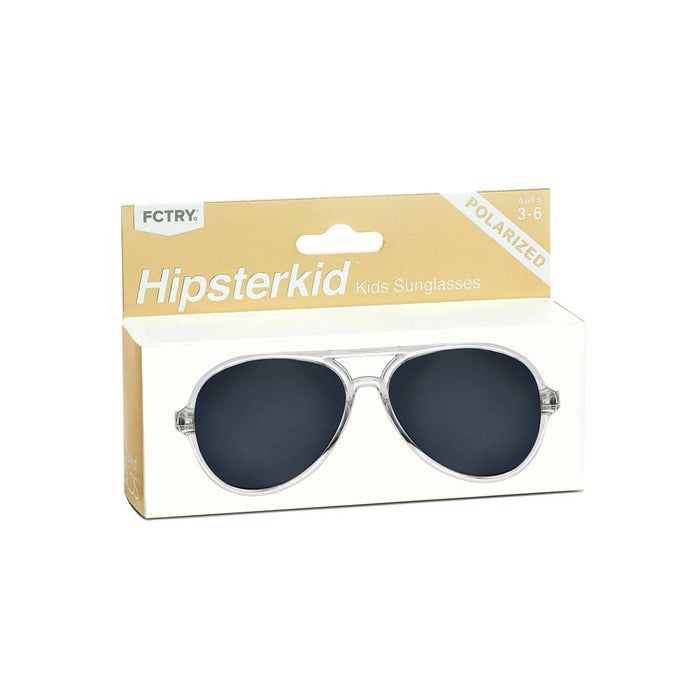 Hipsterkid - Sunglasses – Polarized, UV Protective | Clear Aviators