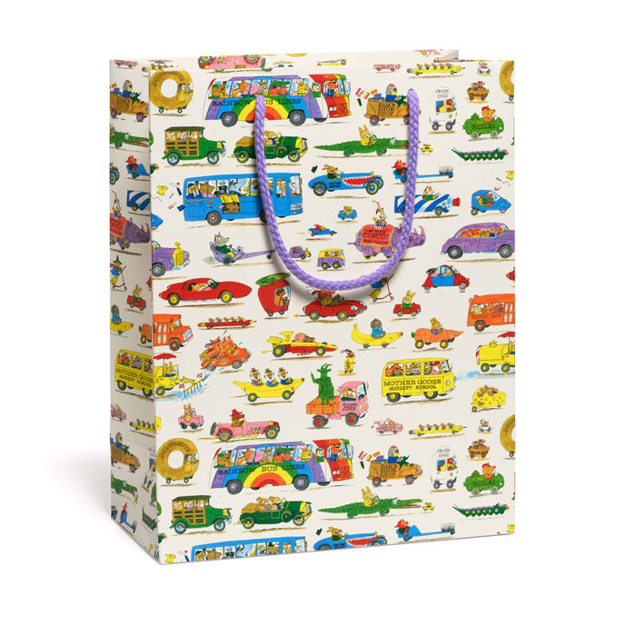 Red Cap Cards - Richard Scarry Busytown Cars Gift Bag (Large)