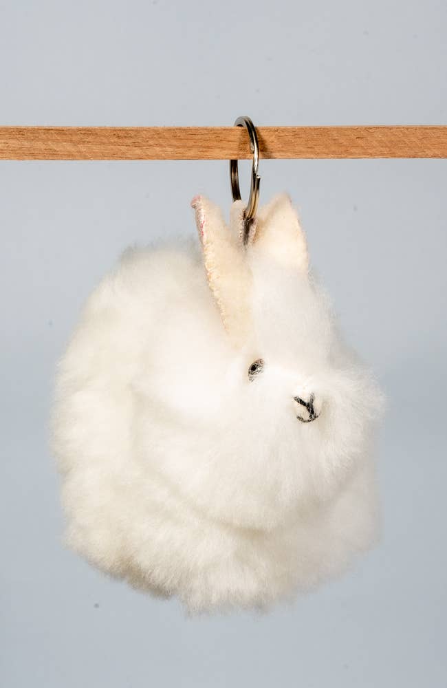 WUAMAN Handmade Bunny Charm Keychain