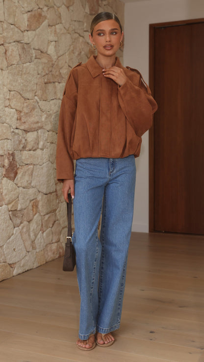 Phoenix Bomber Jacket - Tan