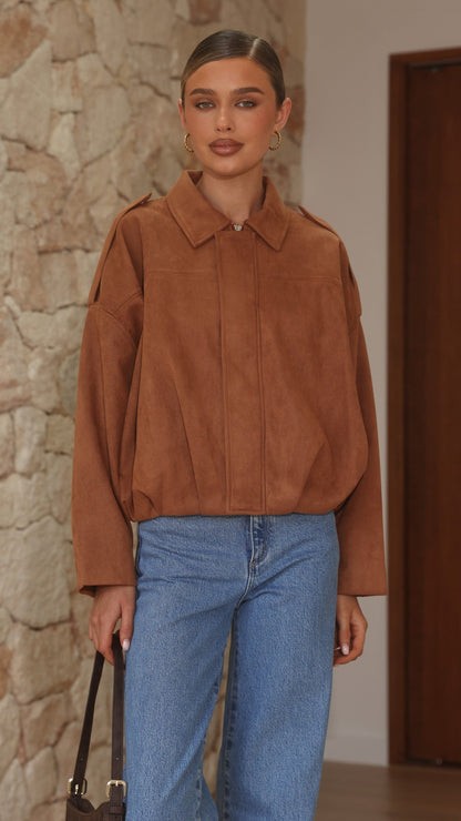 Phoenix Bomber Jacket - Tan