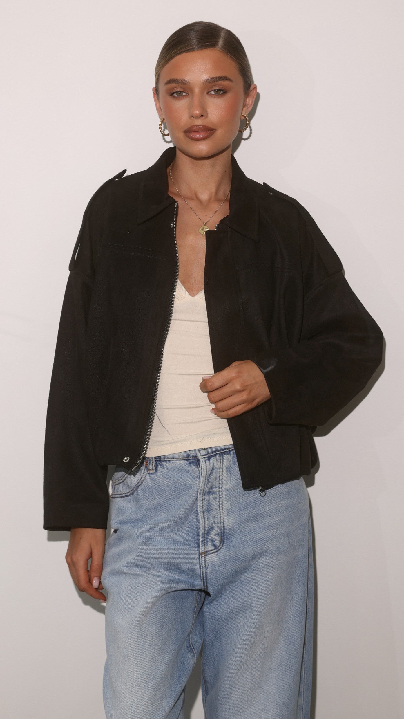 Phoenix Bomber Jacket - Black