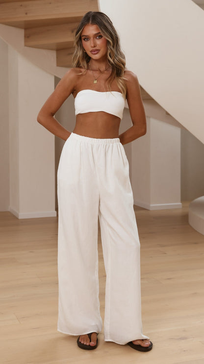 Luna Pants - White