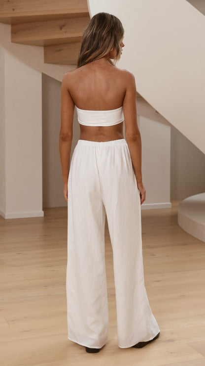 Luna Pants - White