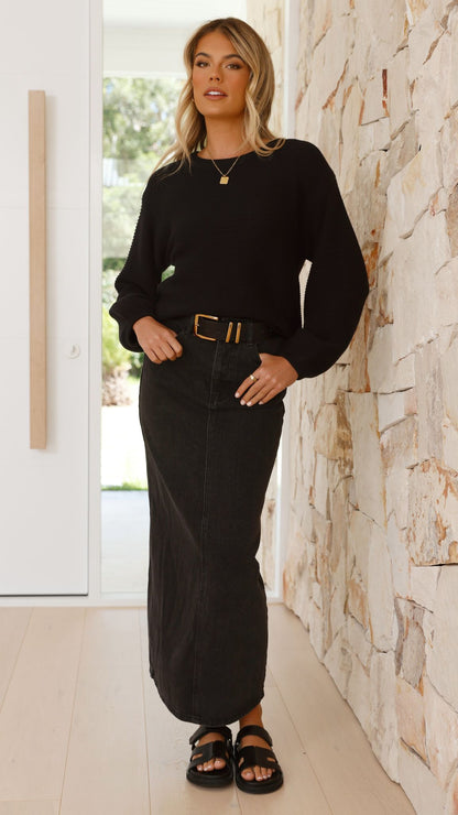 Carmel Knit - Black