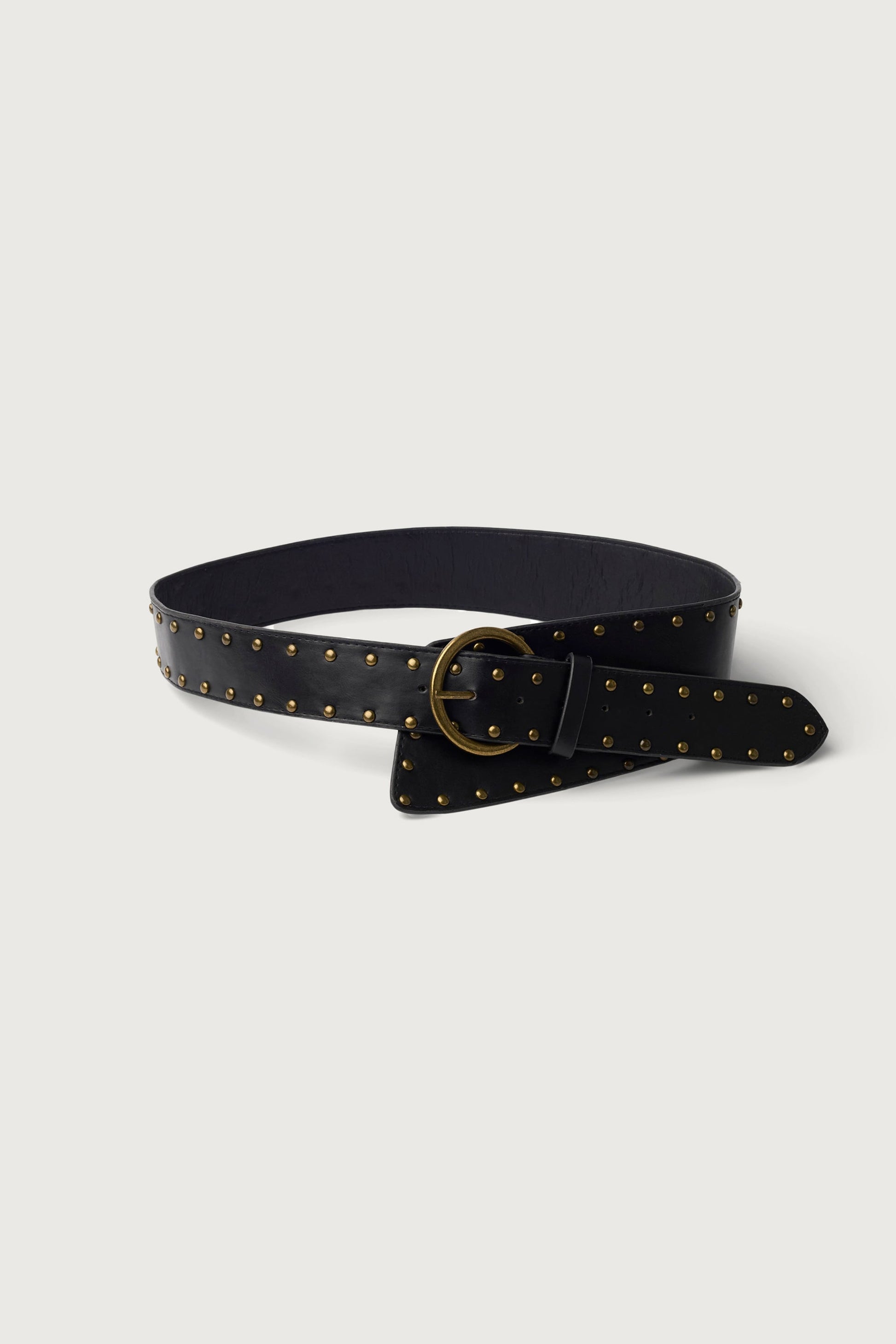 WIDE STUDDED BELT