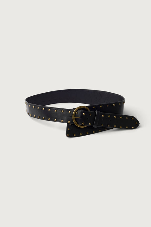 WIDE STUDDED BELT