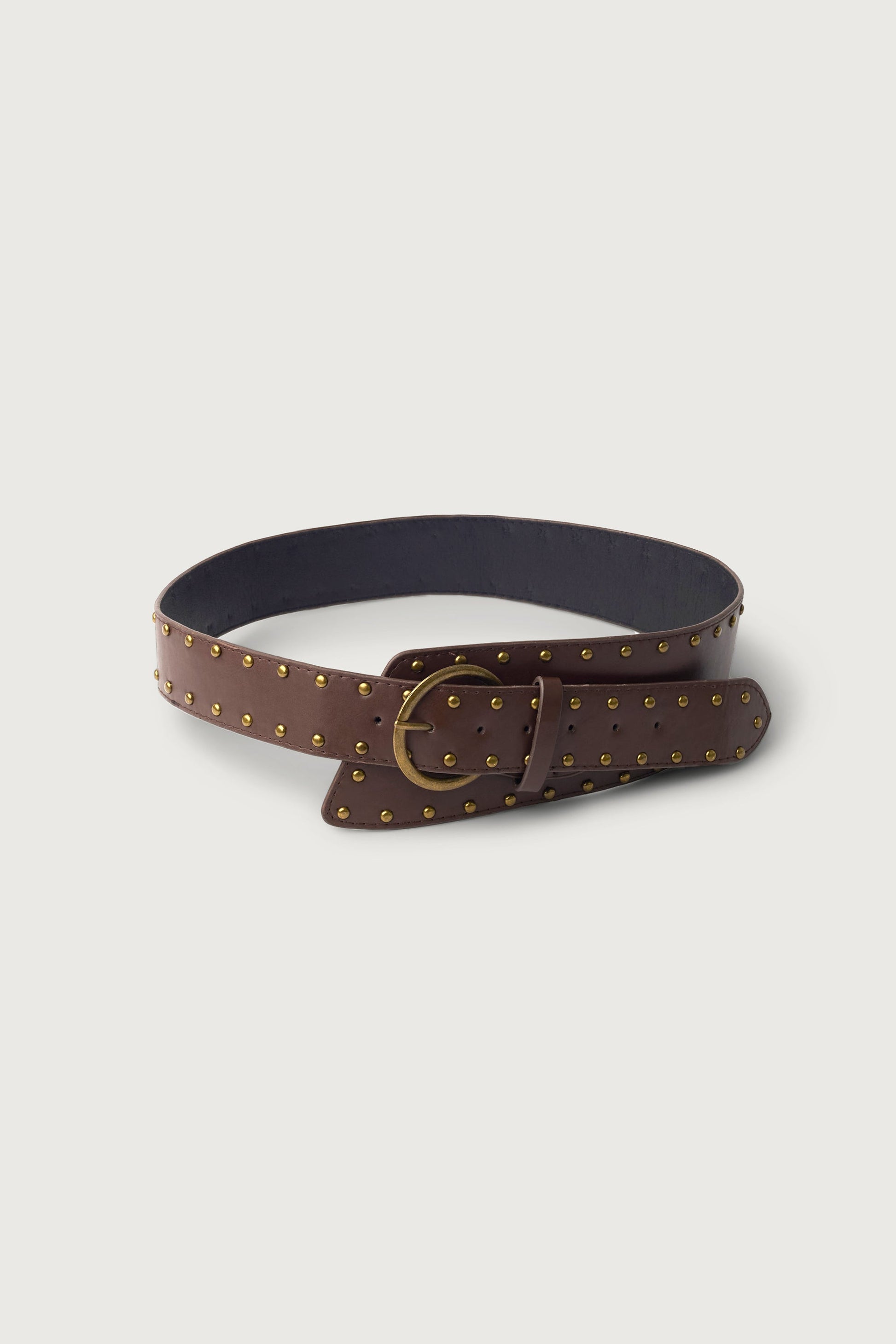WIDE STUDDED BELT