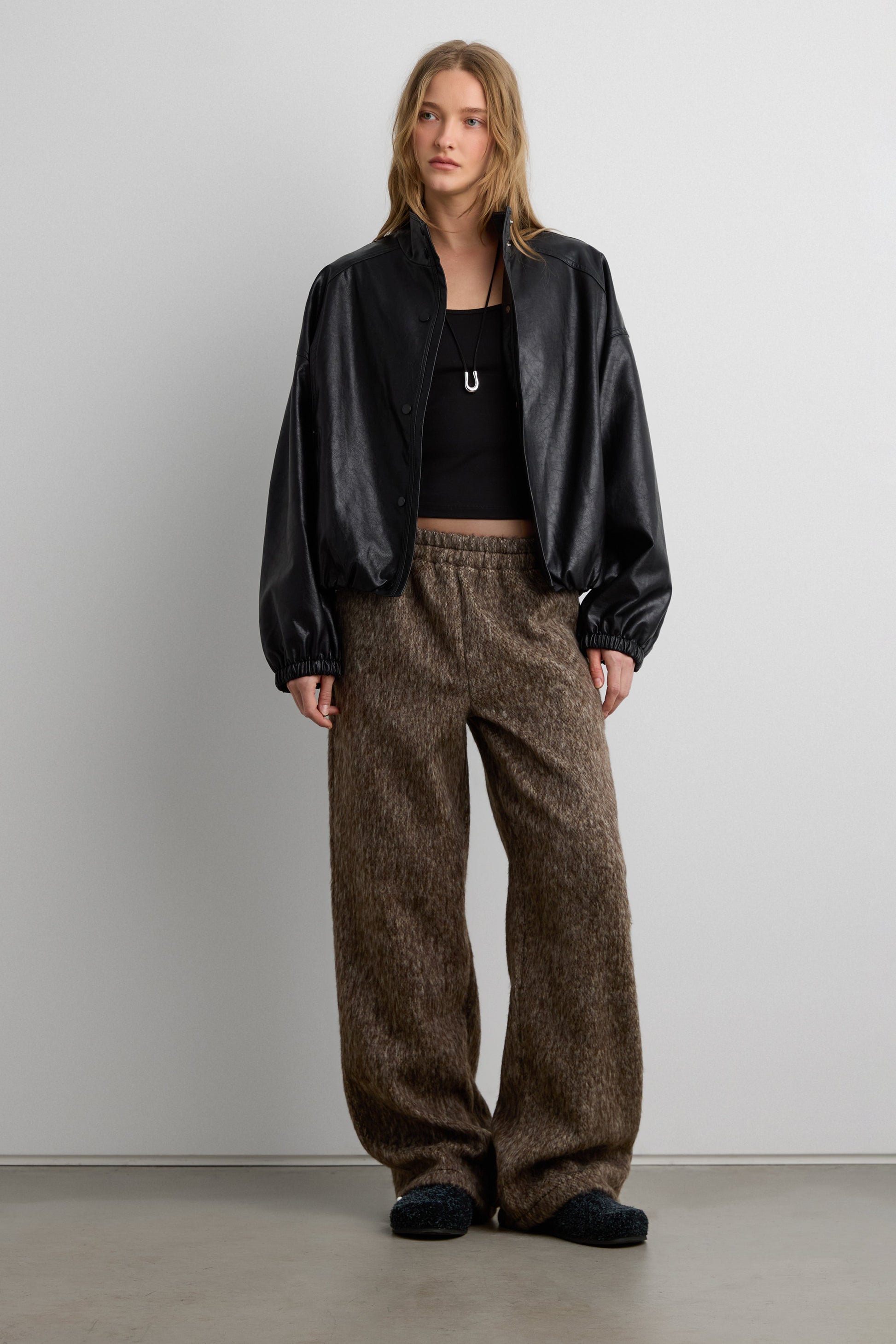 MARLED ELASTIC WAISTBAND PANT