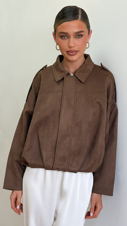 Phoenix Bomber Jacket - Brown