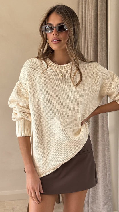 Jase Knit - Beige