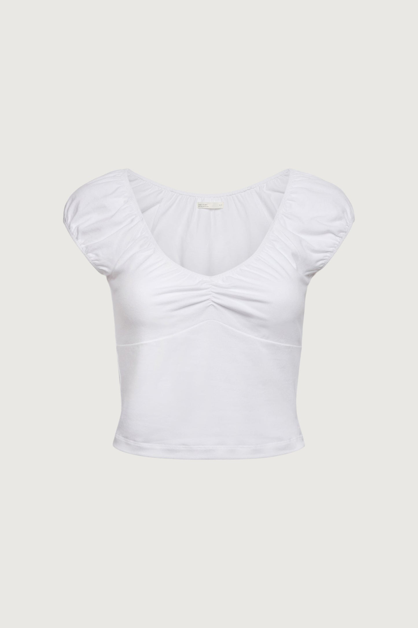 CAP SLEEVE CROPPED TOP