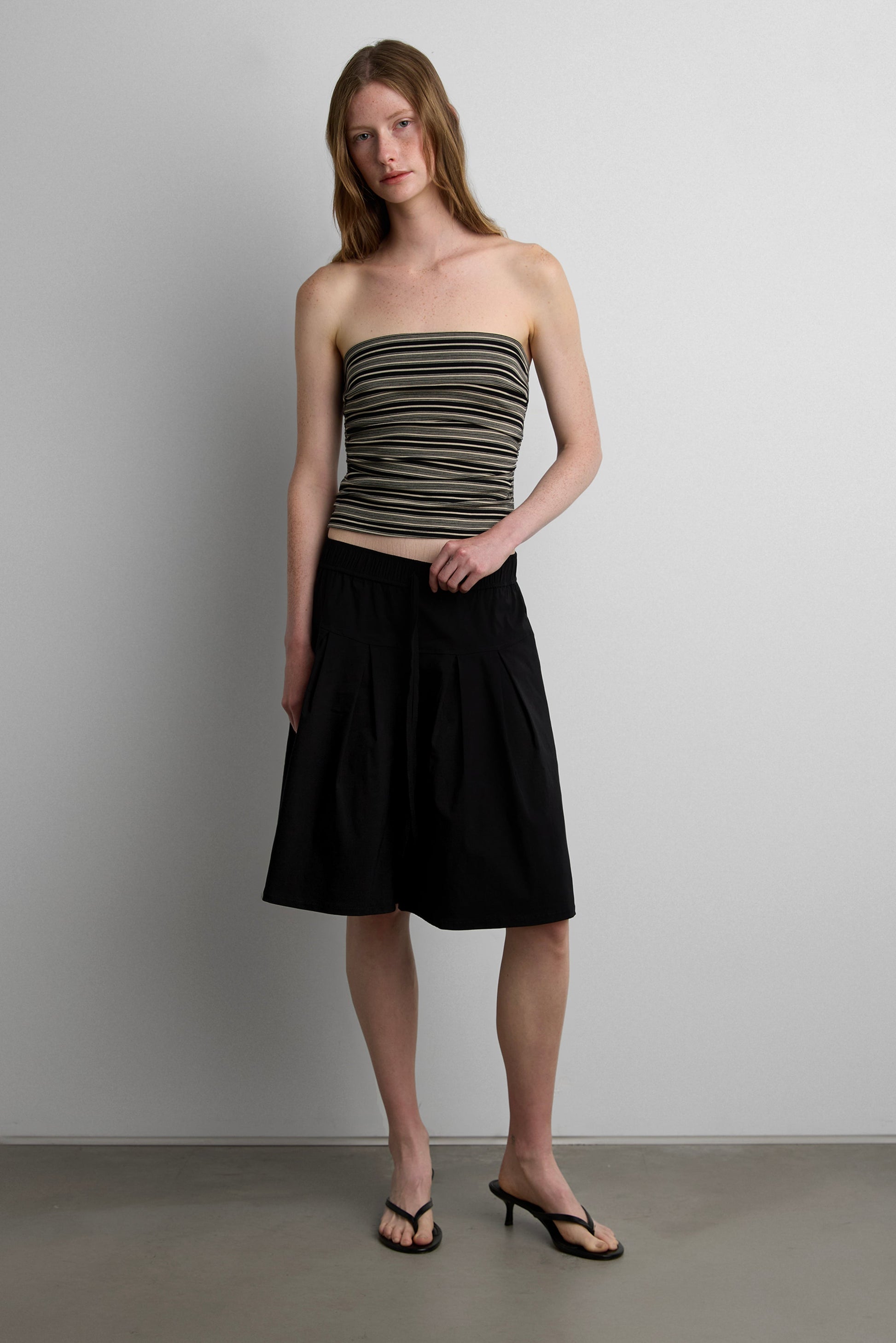 SIDE SHIRRED TUBE TOP