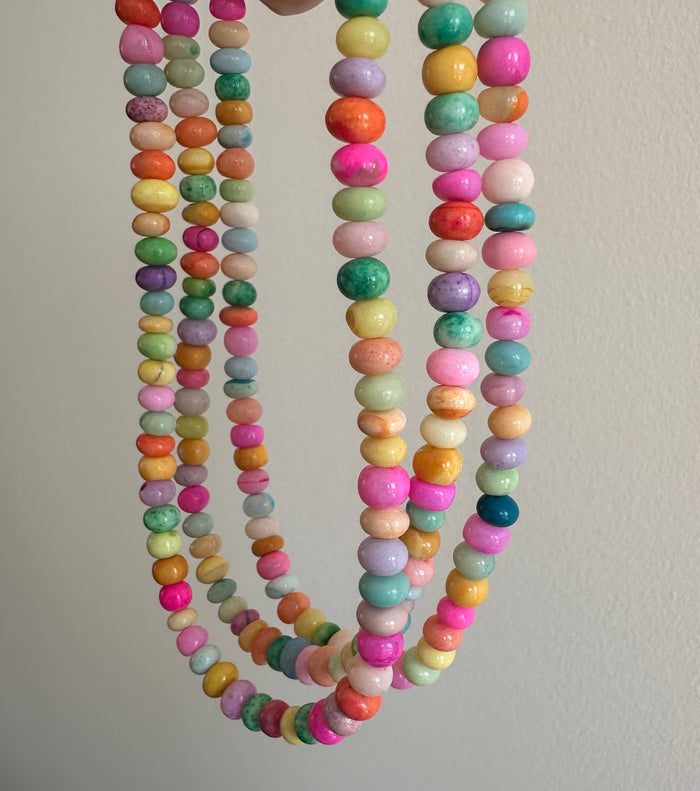 Anokhi Green Handmade Gemstone Necklace - Summer Candy Opal