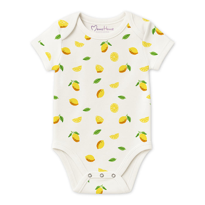 Baby Home Coming Outfit Set | Baby Shower Gift Hamper | Baby Essential Clothes Set | Lemon | 0-6 Months | Pack of 5