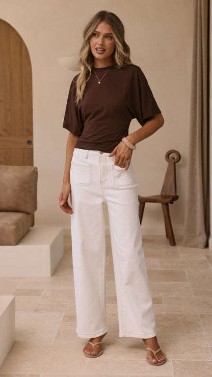 Ailani Top - Chocolate