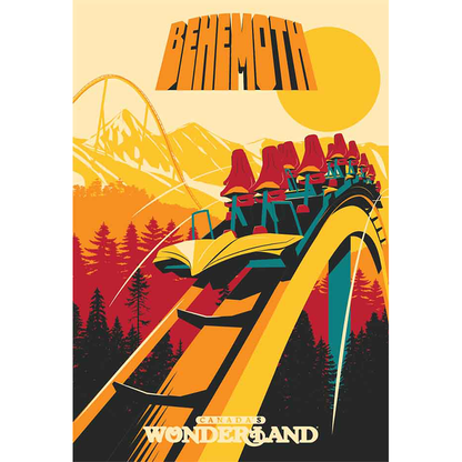 Canada's Wonderland Behemoth Poster