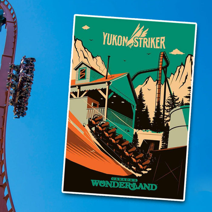 Canada's Wonderland Yukon Striker Poster