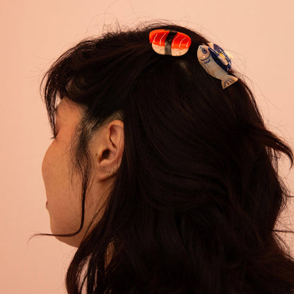 Carolyn Suzuki Mini Hair Claw - Maguro