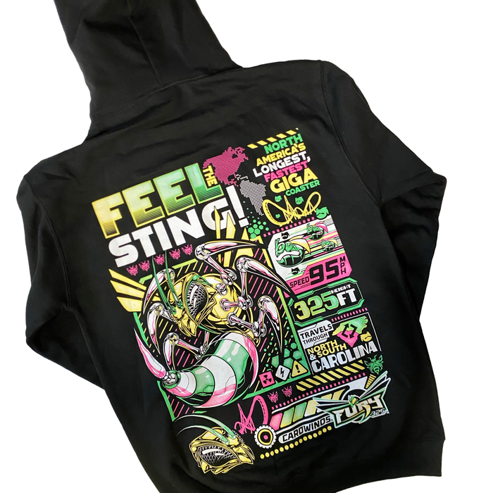 Carowinds Fury 325 Stats Hooded Sweatshirt
