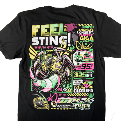 Carowinds Fury 325 Stats Tee