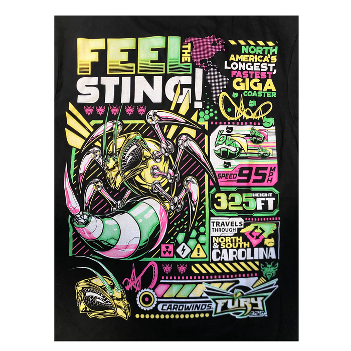 Carowinds Fury 325 Stats Tee