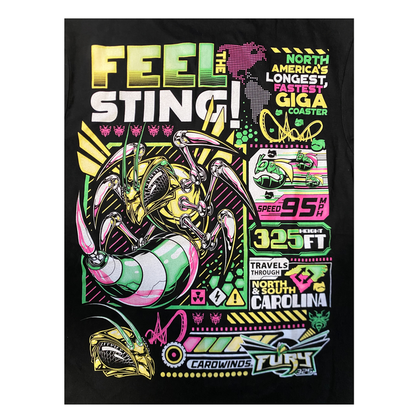 Carowinds Fury 325 Stats Tee