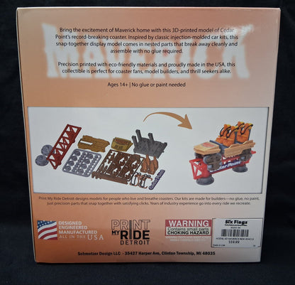 CEDAR POINT MAVERICK  RIDE VEHICLE 3D MODEL