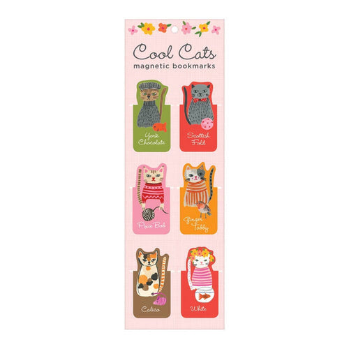Chronicle Books - Cool Cats Magnetic Bookmarks