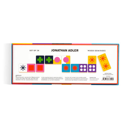 Chronicle Books - Jonathan Adler Helsinki Wood Domino Set