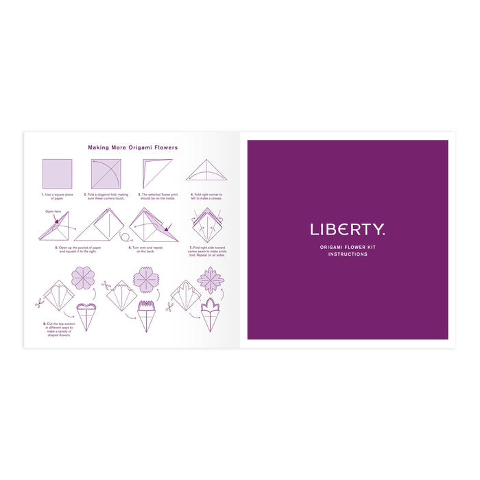 Chronicle Books - Liberty Classic Floral Origami Flower Kit