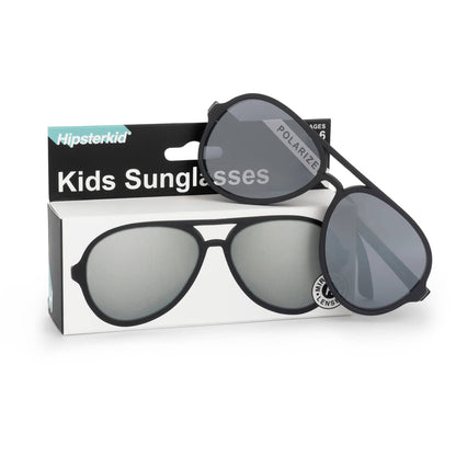 Hipsterkid - Sunglasses – Polarized, UV Protective | Black Aviators