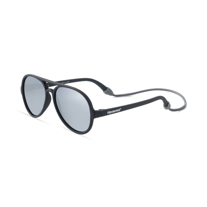 Hipsterkid - Sunglasses – Polarized, UV Protective | Black Aviators