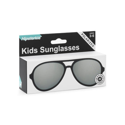 Hipsterkid - Sunglasses – Polarized, UV Protective | Black Aviators