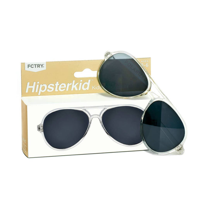 Hipsterkid - Sunglasses – Polarized, UV Protective | Clear Aviators