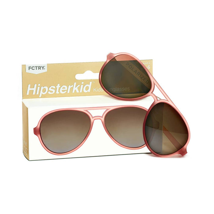 Hipsterkid - Sunglasses – Polarized, UV Protective | Rosé Aviators