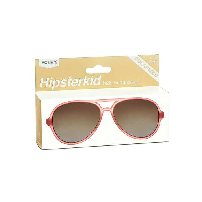 Hipsterkid - Sunglasses – Polarized, UV Protective | Rosé Aviators