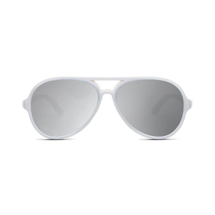 Hipsterkid - Sunglasses – Polarized, UV Protective | White Aviators