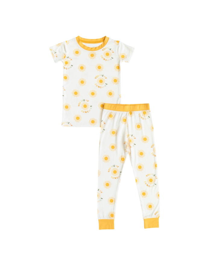 Hugga Babies Bamboo Two-Piece Set - You Are My Sunshine