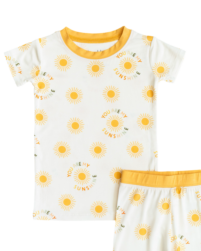 Hugga Babies Bamboo Two-Piece Set - You Are My Sunshine