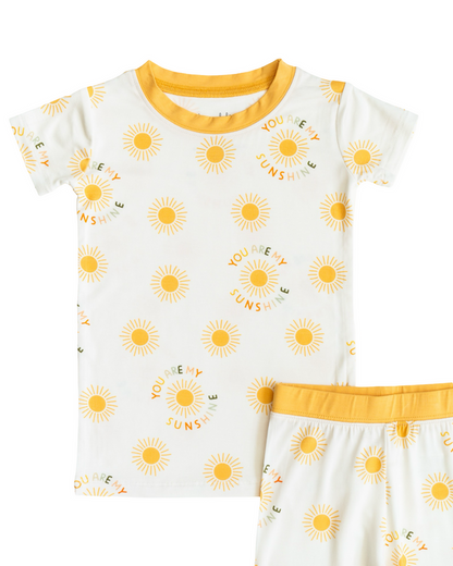 Hugga Babies Bamboo Two-Piece Set - You Are My Sunshine