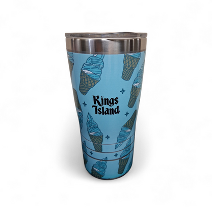 KINGS ISLAND BLUE ICE CREAM TERVIS TUMBLER 20oz