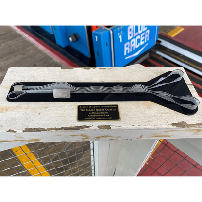 Kings Island Racer NanoCoaster with Authentic Structure Piece