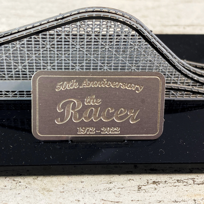 Kings Island Racer NanoCoaster with Authentic Structure Piece
