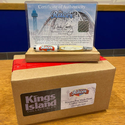 Kings Island The Racer Authentic Handcrafted Pen