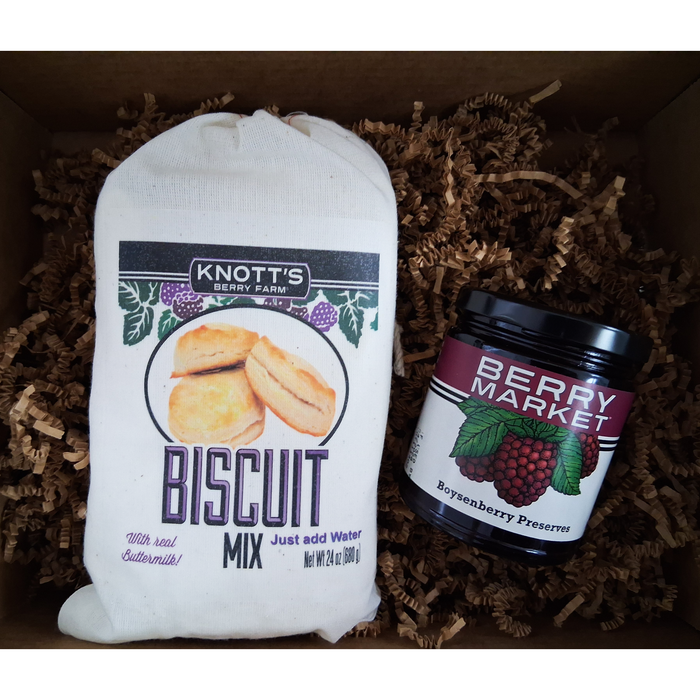 Knott's Berry Farm Biscuit Mix and Boysenberry Preserves Gift Box