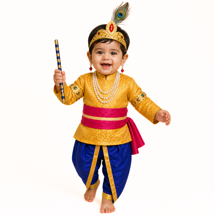 Krishna Dress For Baby Boy Janmashtami