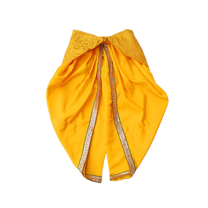 Krishna Dress for Baby Boy Kids Set of 10 Little Krishna Ji Kanha Janmasthmi Costume for Kids Yellow