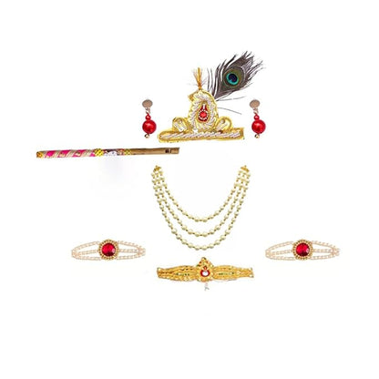 Krishna Dress for Baby Boy Kids Set of 10 Little Krishna Ji Kanha Janmasthmi Costume for Kids